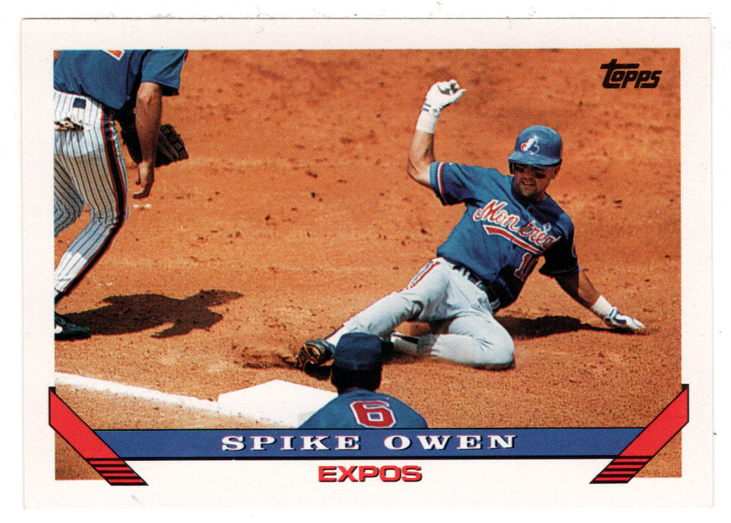 Spike Owen - Montreal Expos (MLB Baseball Card) 1993 Topps # 42 Mint