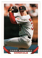 Todd Worrell - St. Louis Cardinals (MLB Baseball Card) 1993 Topps # 121 Mint