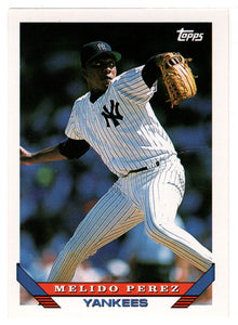 Melido Perez - New York Yankees (MLB Baseball Card) 1993 Topps # 304 Mint