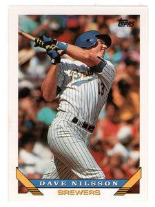 Dave Nilsson - Milwaukee Brewers (MLB Baseball Card) 1993 Topps # 316 Mint