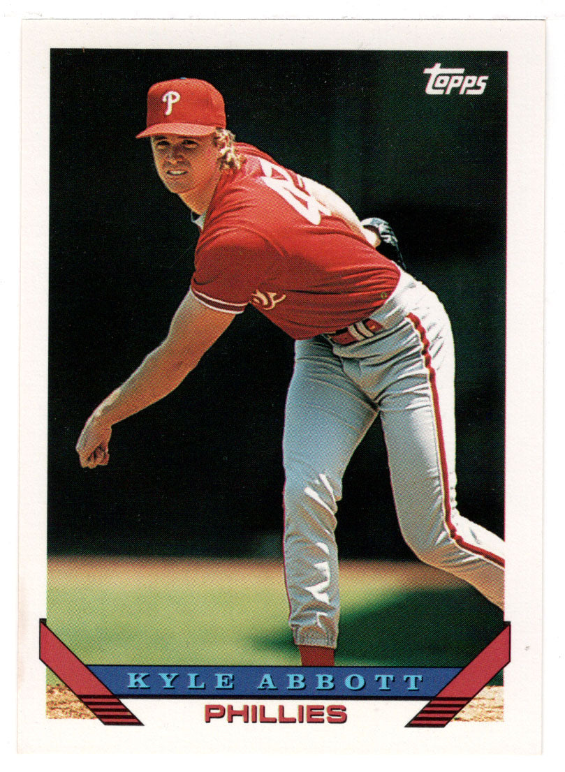 Kyle Abbott - Philadelphia Phillies (MLB Baseball Card) 1993 Topps # 317 Mint