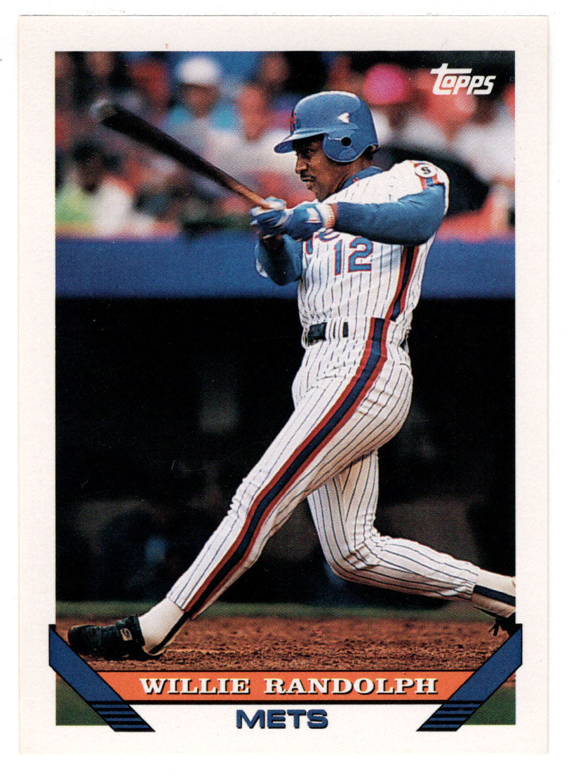 Willie Randolph - New York Mets (MLB Baseball Card) 1993 Topps # 324 Mint