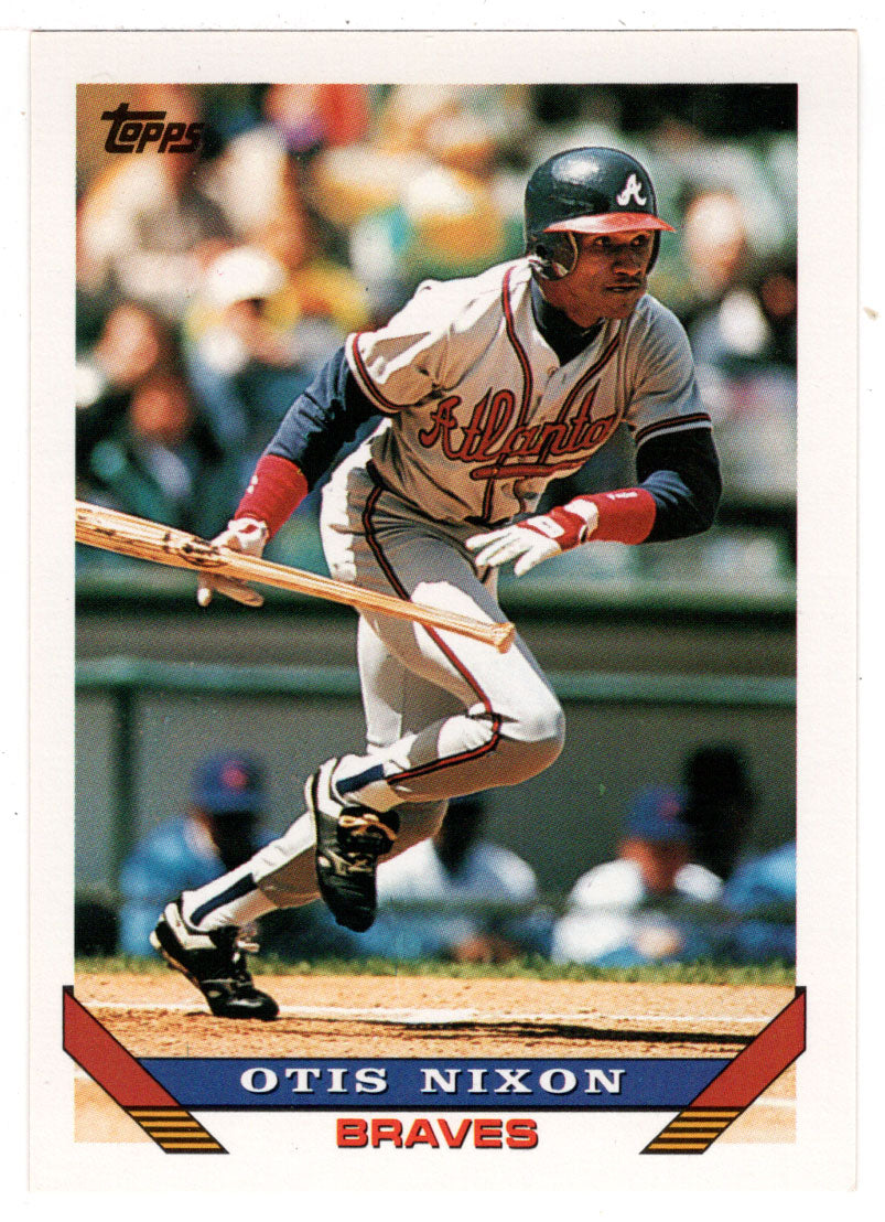 Otis Nixon - Atlanta Braves (MLB Baseball Card) 1993 Topps # 333 Mint