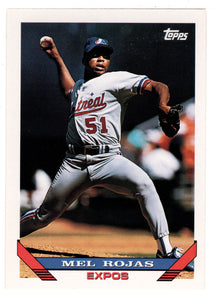 Mel Rojas - Montreal Expos (MLB Baseball Card) 1993 Topps # 341 Mint