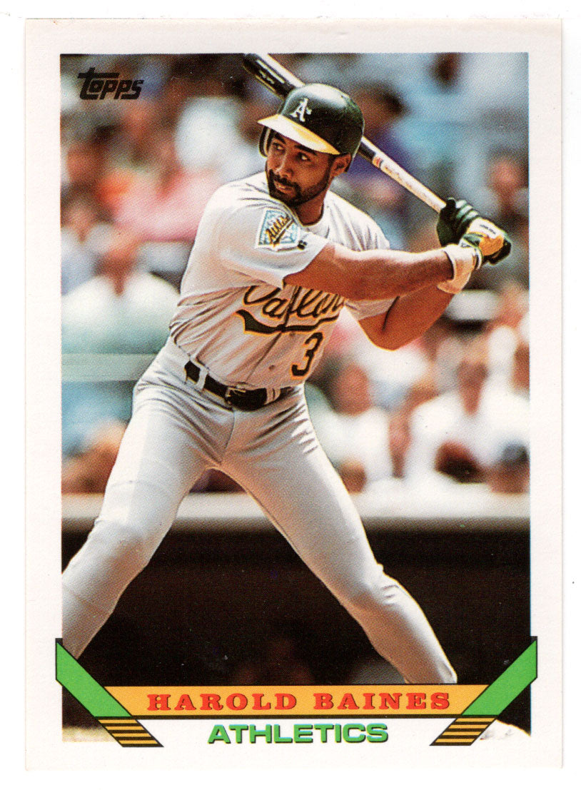 Harold Baines - Oakland Athletics (MLB Baseball Card) 1993 Topps # 345 Mint