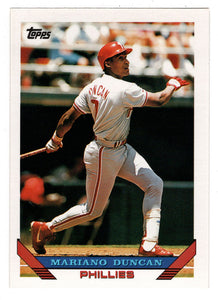 Mariano Duncan - Philadelphia Phillies (MLB Baseball Card) 1993 Topps # 371 Mint