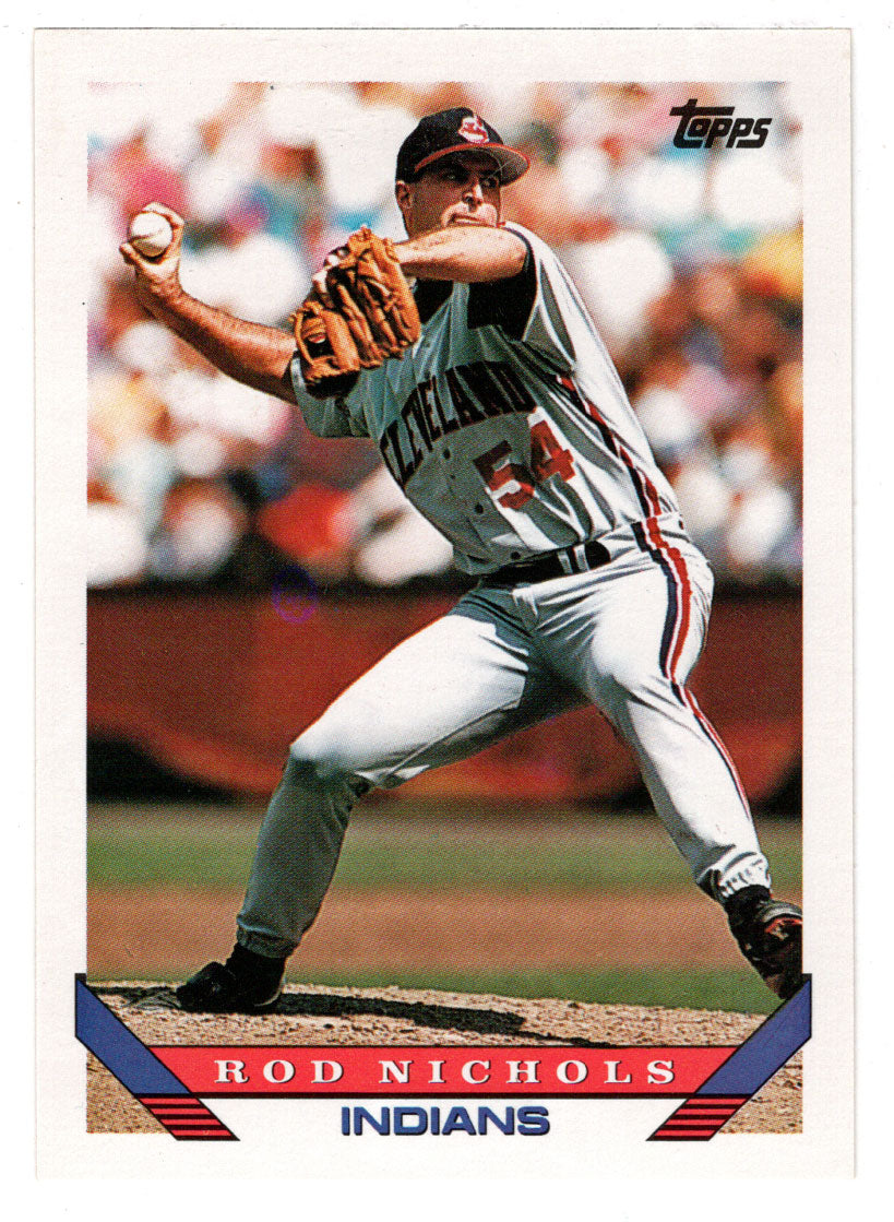 Rod Nichols - Cleveland Indians (MLB Baseball Card) 1993 Topps # 372 Mint