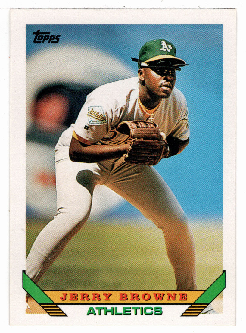 Jerry Browne - Oakland Athletics (MLB Baseball Card) 1993 Topps # 383 Mint