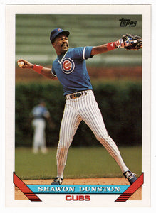 Shawon Dunston - Chicago Cubs (MLB Baseball Card) 1993 Topps # 595 Mint