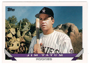 Jim Tatum RC - Colorado Rockies (MLB Baseball Card) 1993 Topps # 691 Mint