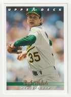 Bob Welch - Oakland Athletics (MLB Baseball Card) 1993 Upper Deck # 407 Mint