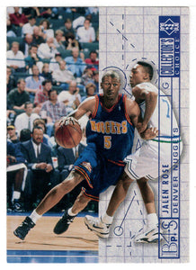 Jalen Rose - Denver Nuggets - Blueprint for Success (NBA Basketball Card) 1994-95 Upper Deck Collector's Choice # 378 Mint