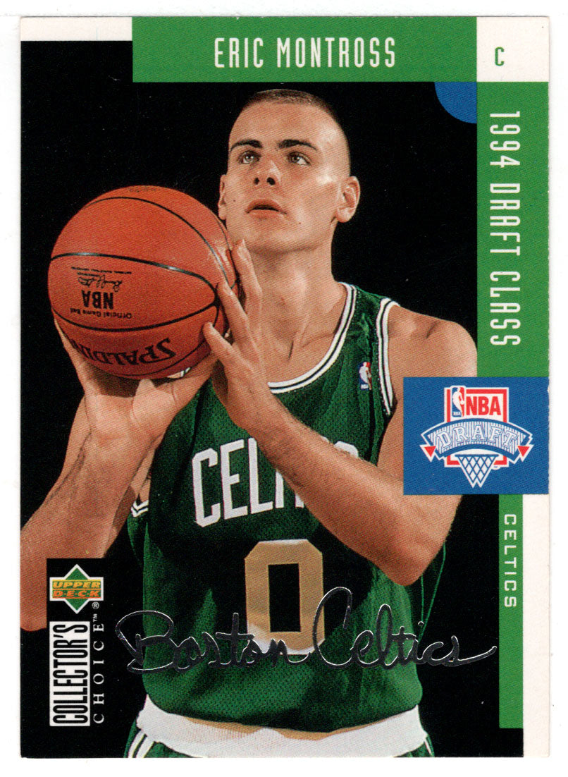 Eric Montross - Boston Celtics - Silver Signature Draft Picks (NBA Basketball Card) 1994-95 Upper Deck Collector's Choice # 414 Mint