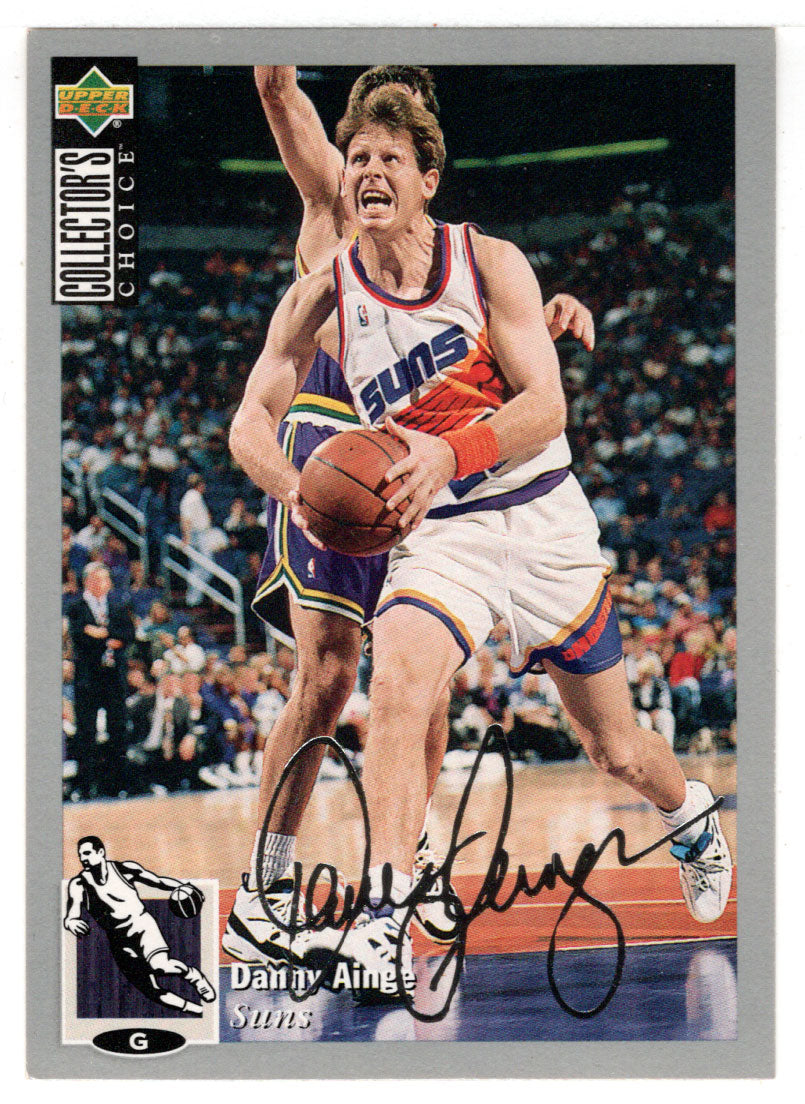 Danny Ainge - Phoenix Suns - Silver Signature (NBA Basketball Card) 1994-95 Upper Deck Collector's Choice # 222 Mint