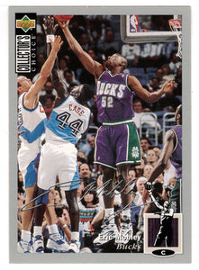 Eric Mobley - Milwaukee Bucks - Silver Signature (NBA Basketball Card) 1994-95 Upper Deck Collector's Choice # 261 Mint