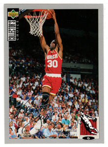 Kenny Smith - Houston Rockets - Silver Signature (NBA Basketball Card) 1994-95 Upper Deck Collector's Choice # 275 Mint