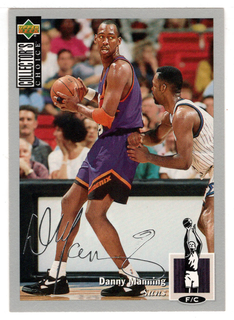 Danny Manning - Phoenix Suns - Silver Signature (NBA Basketball Card) 1994-95 Upper Deck Collector's Choice # 315 Mint