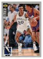 Morlon Wiley - Dallas Mavericks - Silver Signature (NBA Basketball Card) 1994-95 Upper Deck Collector's Choice # 364 Mint