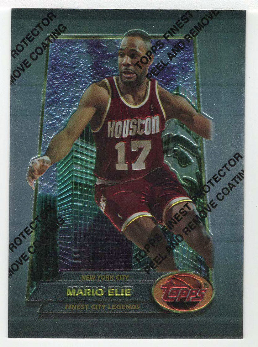 Mario Elie - Houston Rockets (NBA Basketball Card) 1994-95 Topps Finest # 6 Mint