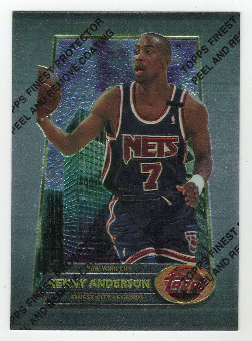 Kenny Anderson - New Jersey Nets (NBA Basketball Card) 1994-95 Topps Finest # 7 Mint