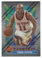 Derek Harper - New York Knicks (NBA Basketball Card) 1994-95 Topps Finest # 11 Mint