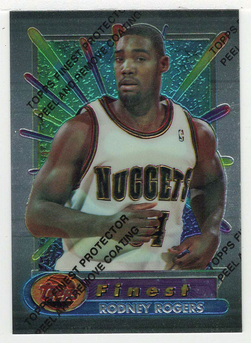 Rodney Rogers - Denver Nuggets (NBA Basketball Card) 1994-95 Topps Finest # 18 Mint