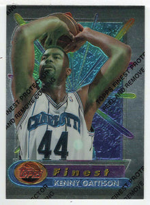 Kenny Gattison - Charlotte Hornets (NBA Basketball Card) 1994-95 Topps Finest # 57 Mint
