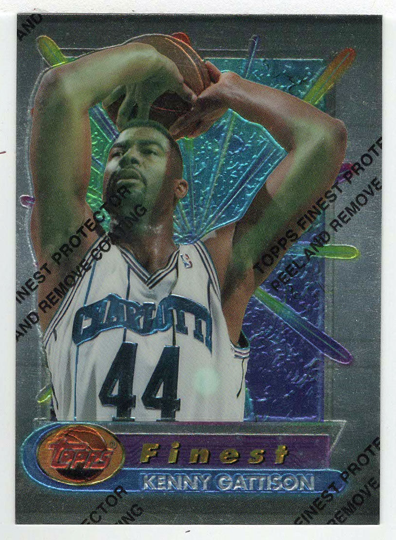 Kenny Gattison - Charlotte Hornets (NBA Basketball Card) 1994-95 Topps Finest # 57 Mint
