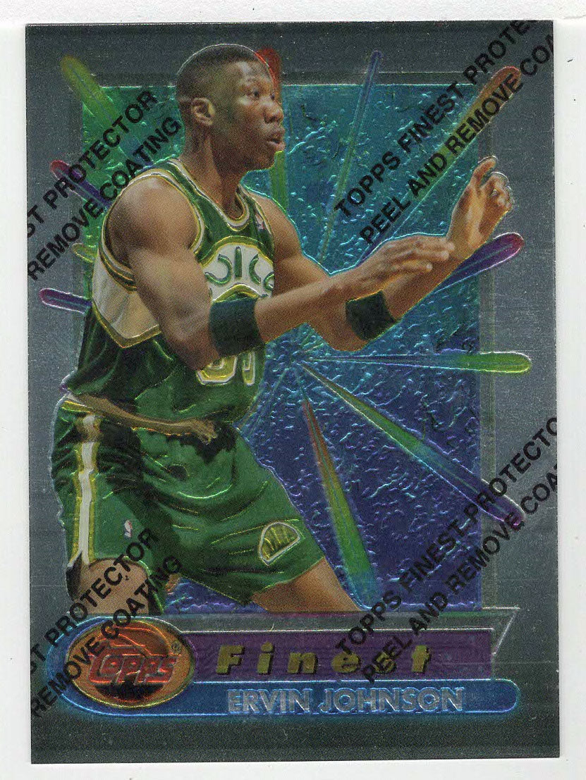 Ervin Johnson - Seattle Supersonics (NBA Basketball Card) 1994-95 Topps Finest # 71 Mint