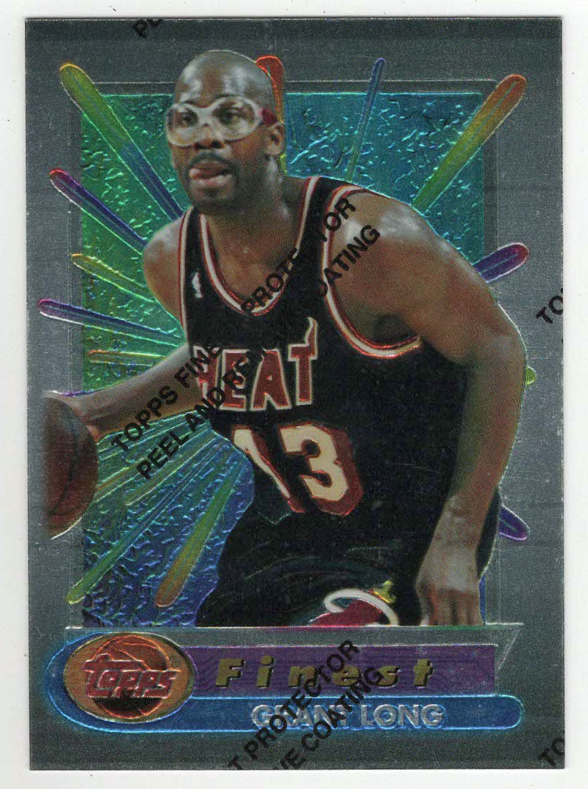 Grant Long - Miami Heat (NBA Basketball Card) 1994-95 Topps Finest # 83 Mint