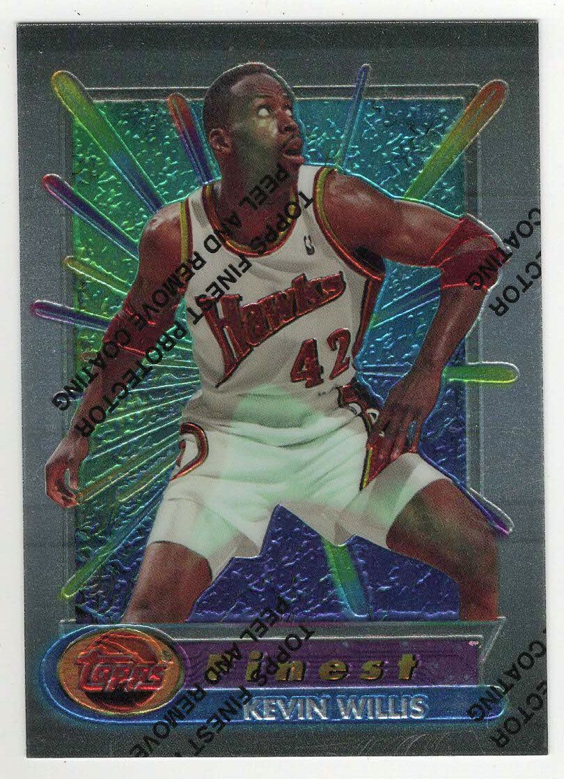 Kevin Willis - Atlanta Hawks (NBA Basketball Card) 1994-95 Topps Finest # 97 Mint