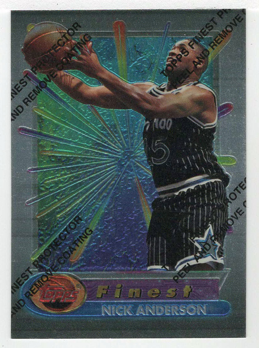 Nick Anderson - Orlando Magic (NBA Basketball Card) 1994-95 Topps Finest # 111 Mint