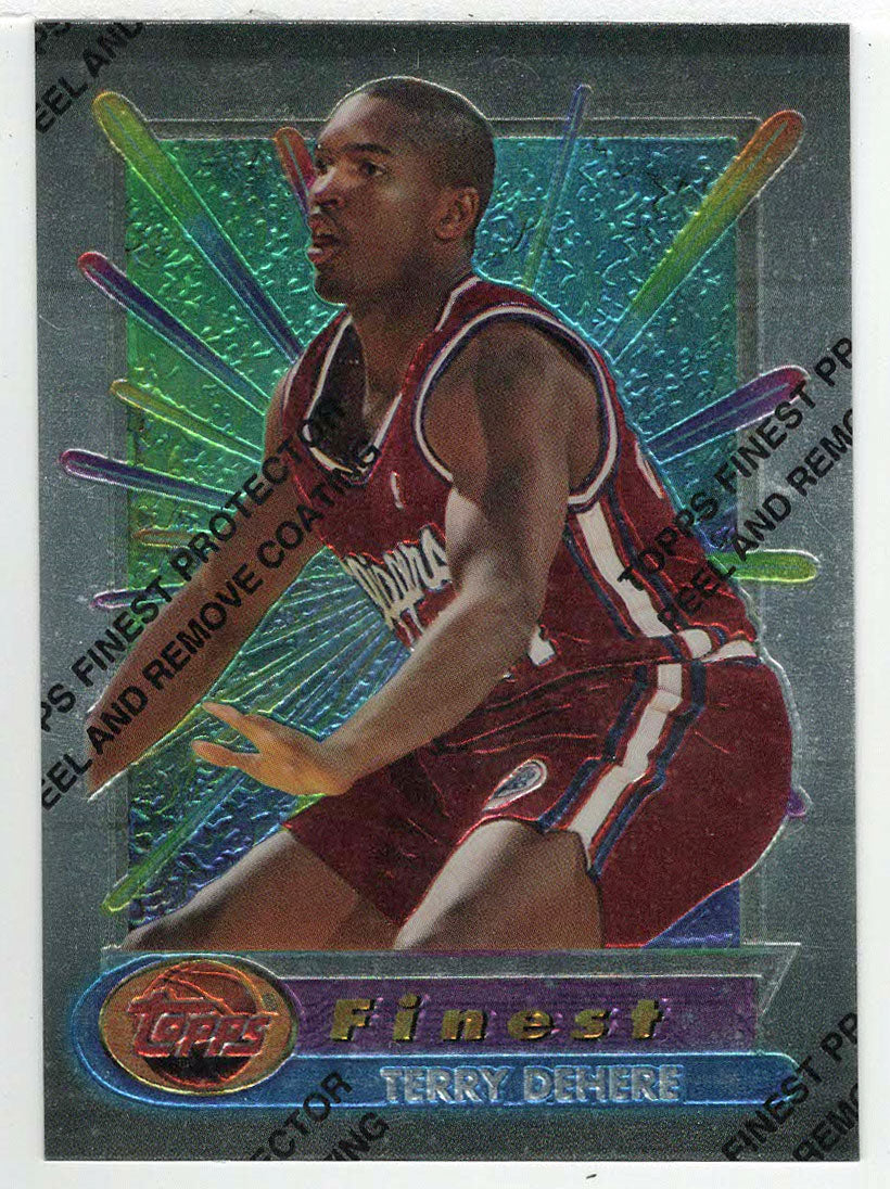 Terry Dehere - Los Angeles Clippers (NBA Basketball Card) 1994-95 Topps Finest # 113 Mint