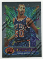 Greg Anthony - New York Knicks (NBA Basketball Card) 1994-95 Topps Finest # 124 Mint