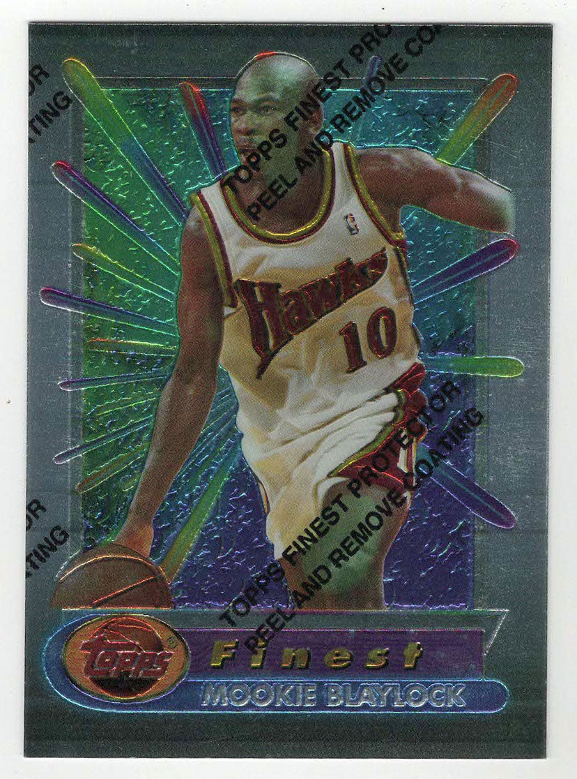 Mookie Blaylock - Atlanta Hawks (NBA Basketball Card) 1994-95 Topps Finest # 125 Mint