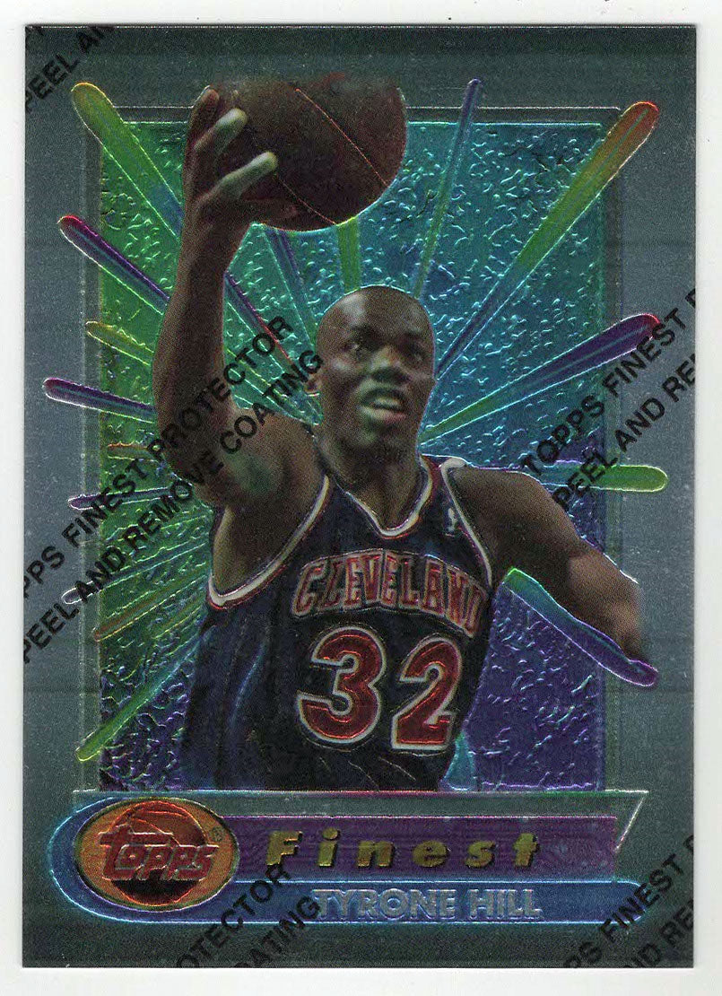 Tyrone Hill - Cleveland Cavaliers (NBA Basketball Card) 1994-95 Topps Finest # 157 Mint