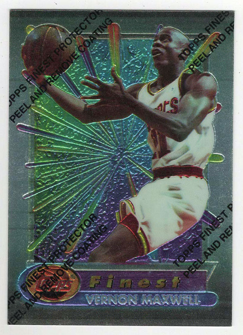 Vernon Maxwell - Houston Rockets (NBA Basketball Card) 1994-95 Topps Finest # 161 Mint