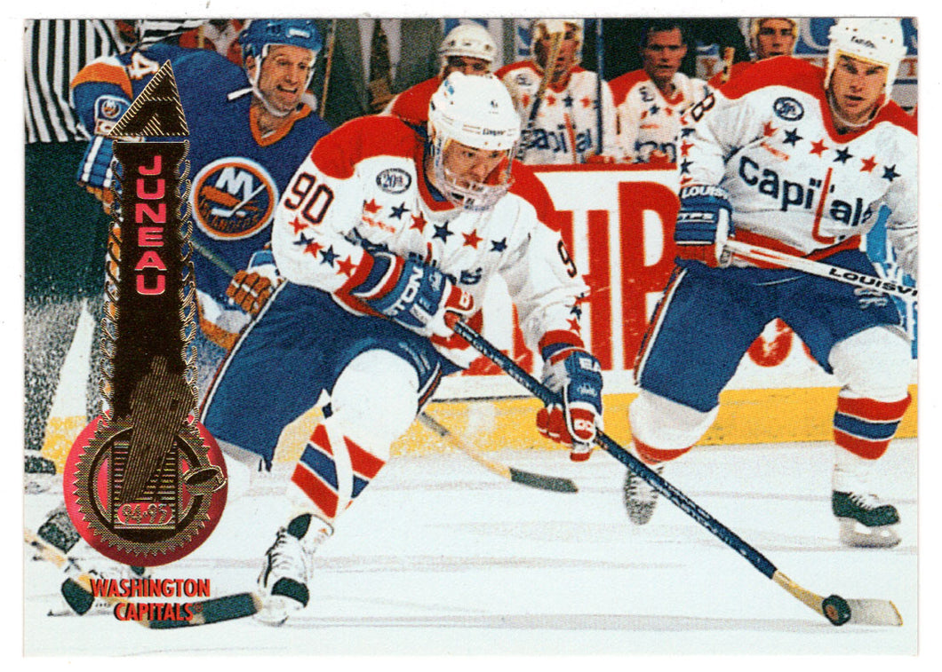 Joe Juneau - Washington Capitals (NHL Hockey Card) 1994-95 Pinnacle # 7 Mint