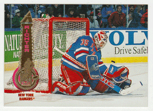 Mike Richter - New York Rangers (NHL Hockey Card) 1994-95 Pinnacle # 10 Mint