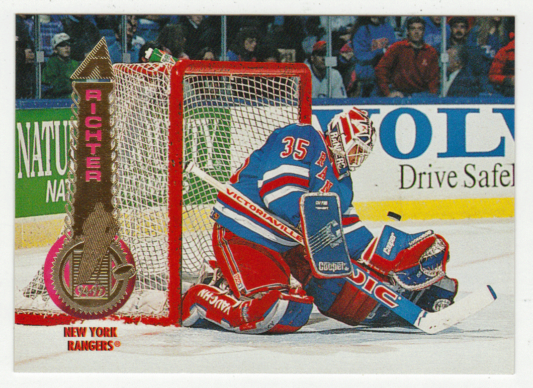 Mike Richter - New York Rangers (NHL Hockey Card) 1994-95 Pinnacle # 10 Mint