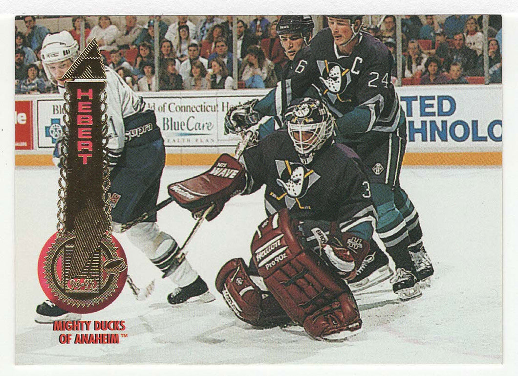 Guy Hebert - Anaheim Ducks (NHL Hockey Card) 1994-95 Pinnacle # 15 Mint
