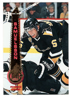 Ulf Samuelsson - Pittsburgh Penguins (NHL Hockey Card) 1994-95 Pinnacle # 46 Mint