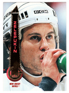 Valeri Zelepukin - New Jersey Devils (NHL Hockey Card) 1994-95 Pinnacle # 49 Mint