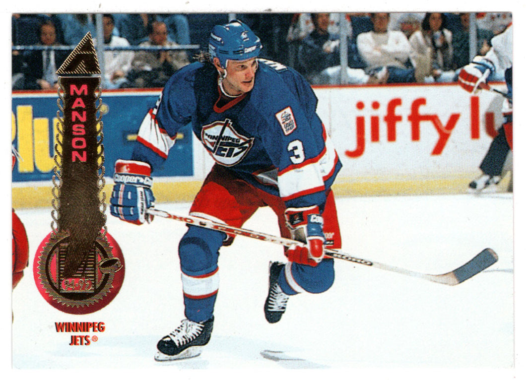 Dave Manson - Winnipeg Jets (NHL Hockey Card) 1994-95 Pinnacle # 51 Mint