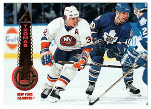 Steve Thomas - New York Islanders (NHL Hockey Card) 1994-95 Pinnacle # 52 Mint