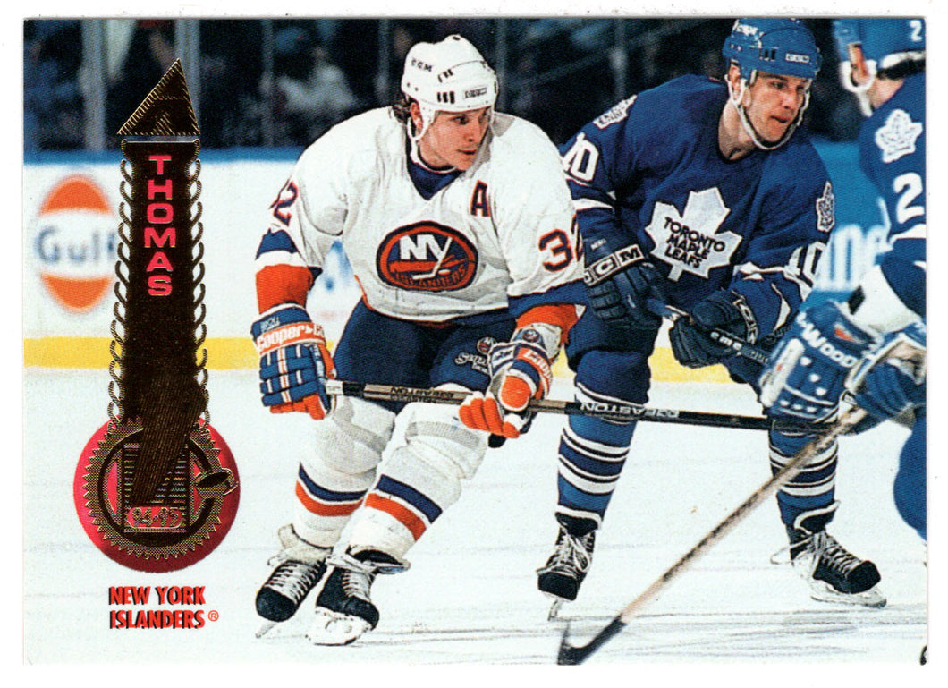 Steve Thomas - New York Islanders (NHL Hockey Card) 1994-95 Pinnacle # 52 Mint