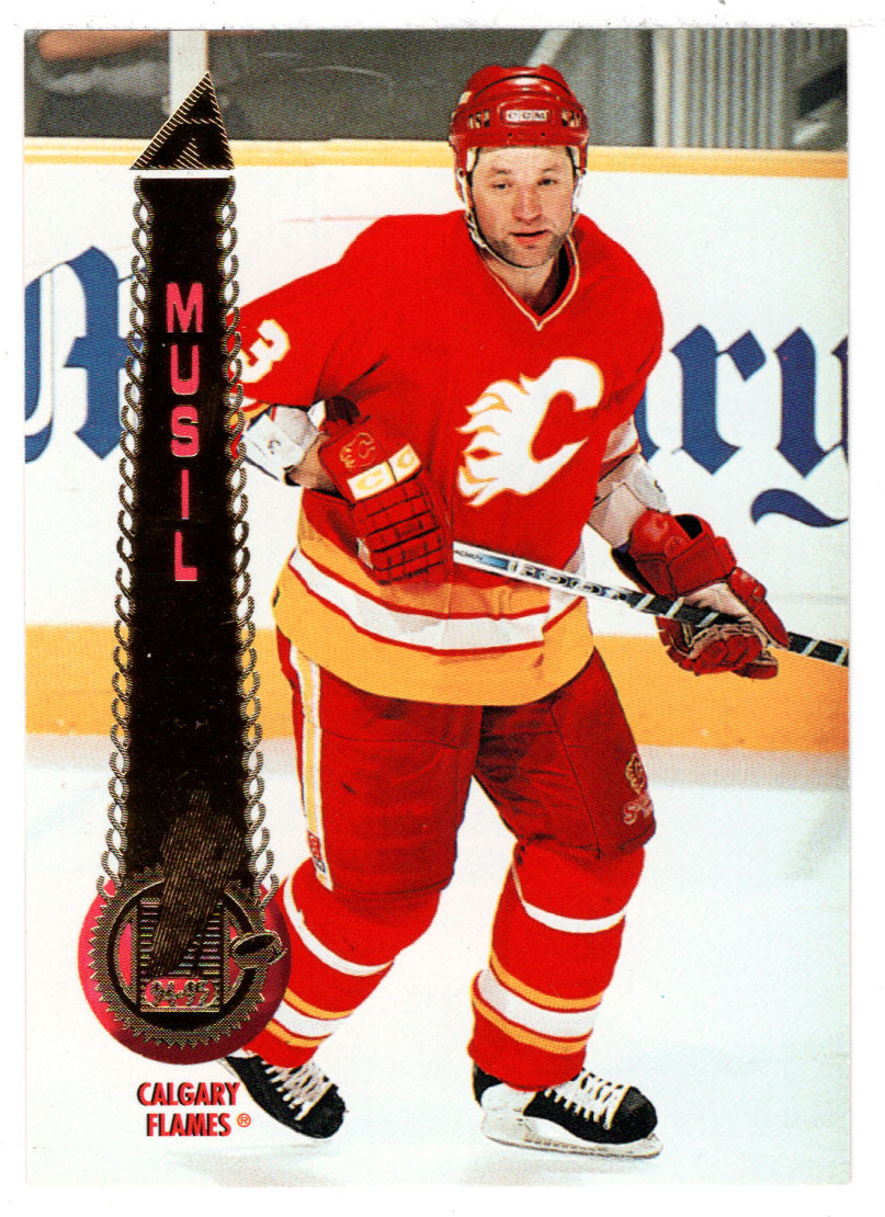 Frank Musil - Calgary Flames (NHL Hockey Card) 1994-95 Pinnacle # 64 Mint
