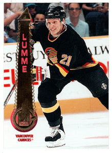 Jyrki Lumme - Vancouver Canucks (NHL Hockey Card) 1994-95 Pinnacle # 86 Mint