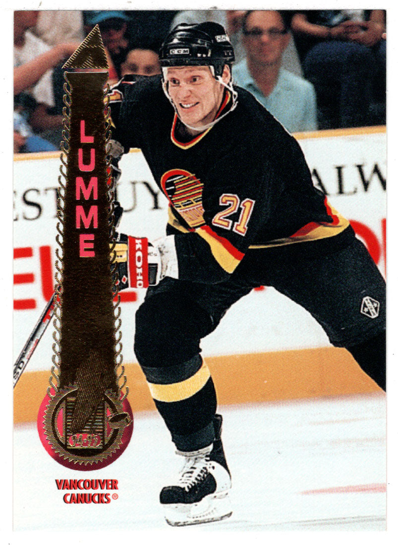 Jyrki Lumme - Vancouver Canucks (NHL Hockey Card) 1994-95 Pinnacle # 86 Mint