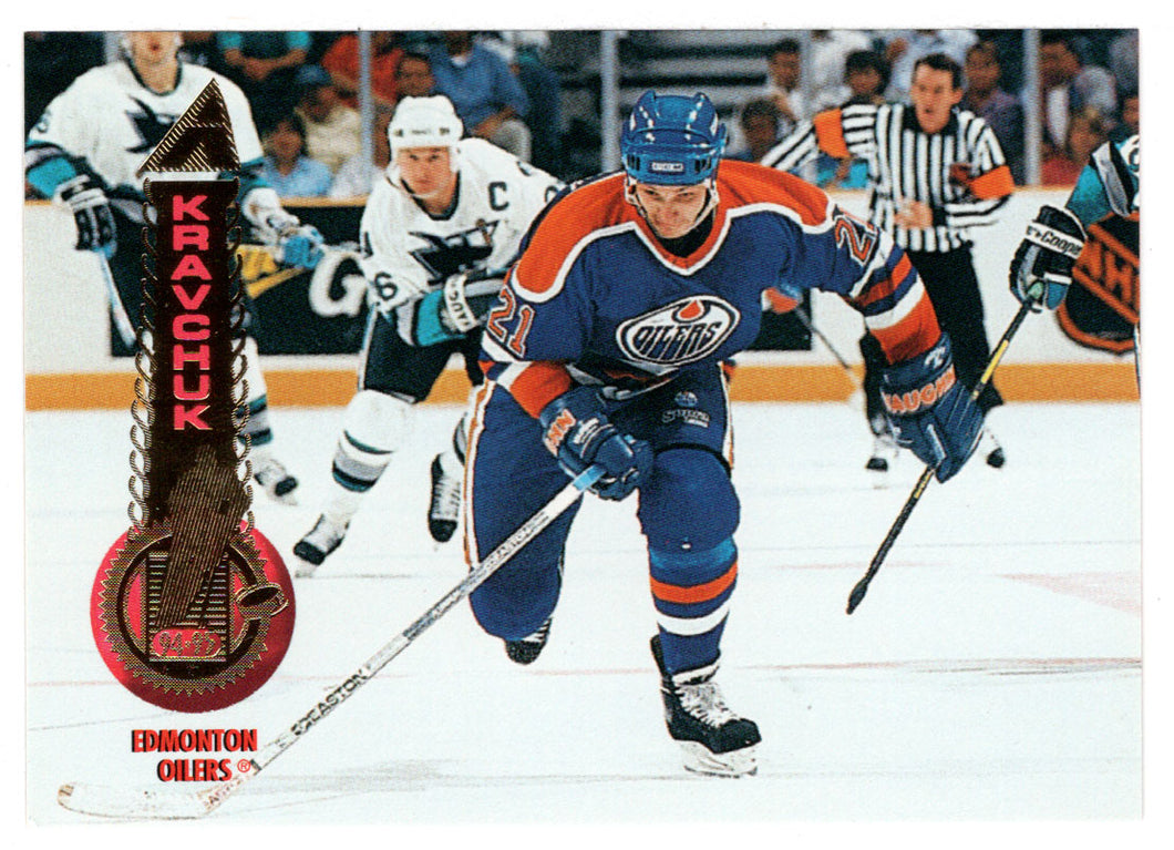 Igor Kravchuk - Edmonton Oilers (NHL Hockey Card) 1994-95 Pinnacle # 96 Mint